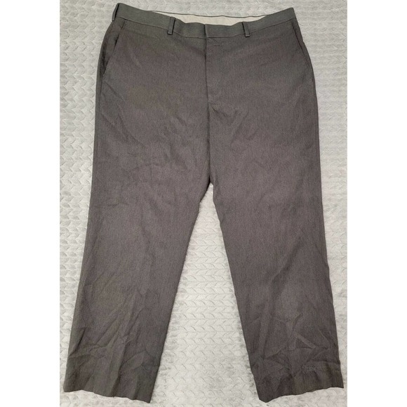 PGA Tour Gray Golf Pants Mens Size 38x32 Dress Slack‎ Flat Front - Picture 1 of 6